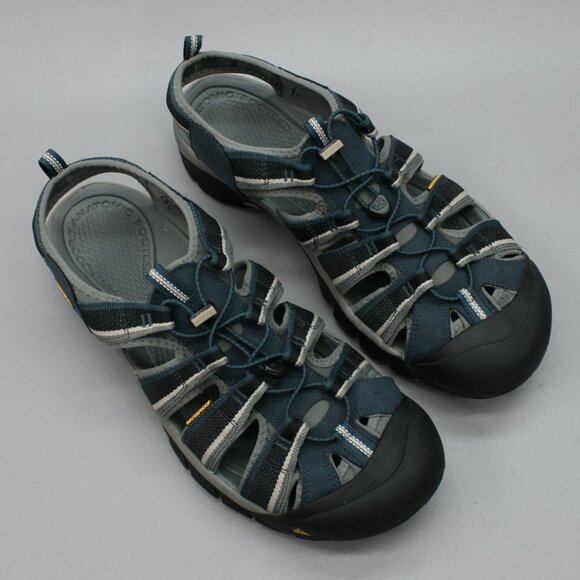 KEEN Men's 17 Newport H2 Blue Black Waterproof Hiking Bumper-toe Sport Sandals - Picture 6 of 12